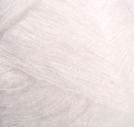 Mohérová pletací příze MarLen tenká slonová kost