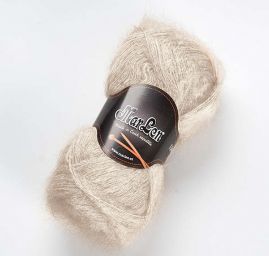 Mohérová směsová příze MarLen tenká pudrová