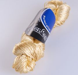Viskozová pletací příze MarLen lesk sv.žlutá