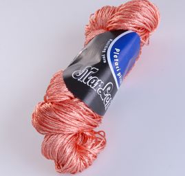 Viskozová pletací příze lososová