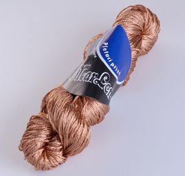 Viskozová pletací příze MarLen lesk sv.hnědá