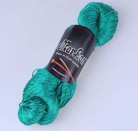 Viskozová pletací příze MarLen lesk smaragdová