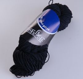 Viskozová pletací příze MarLen mat černá