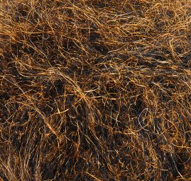 Mohérová pletací příze s leskem zlatočerná