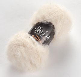 Alpaka superfine/merino pletací příze slonová kost