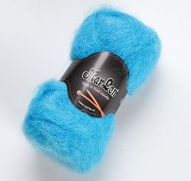 Mohérová pletací příze MarLen tyrkysová