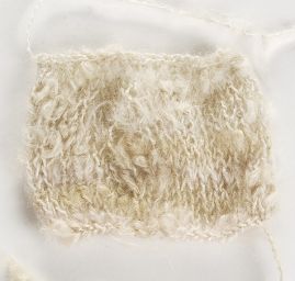 Pletací příze MarLen nestejné síly s vlasem béžová