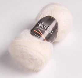 Pletací příze mohér směs MarLen smetanová
