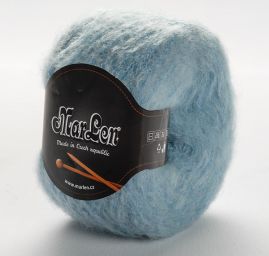 Mohérová pletací příze MarLen sv.modrá