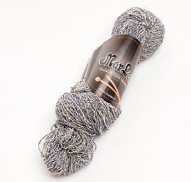 Směsová viskozová pletací příze MarLen sv. modrý melír