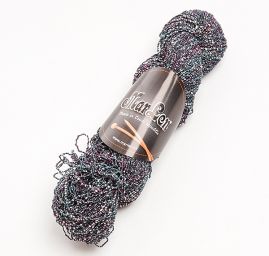 Směsová viskozová pletací příze MarLen tyrkys-fialová