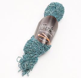 Směsová viskozová pletací příze MarLen tyrkysový melír
