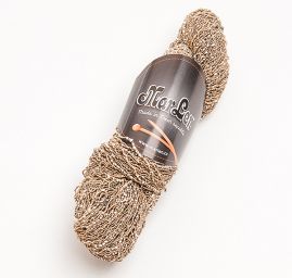 Směsová viskozová pletací příze MarLen béžový melír