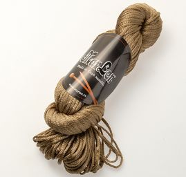 Viskoza směs pletací příze MarLen lesklá khakihnědá