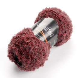 Mohérová pletací příze MarLen součky vínová