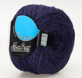 Hedvábná příze švestkově modrá