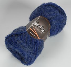 Vlněná pletací příze MarLen švestkový melír