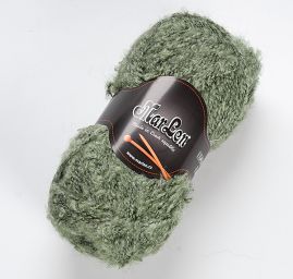 Mohérová pletací příze MarLen součky zelená