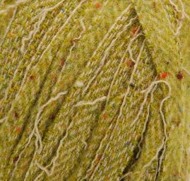 Tweedová stužková příze Marlen zelený melír