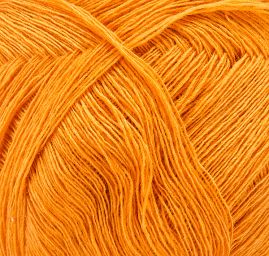 Pletací příze panenská vlna pastel oranžová