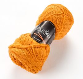 Pletací příze panenská vlna pastel oranžová