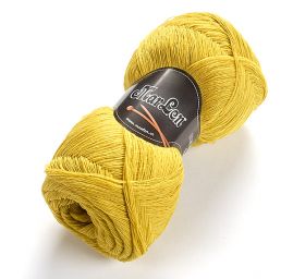 Pletací příze panenská vlna pastel okrová