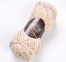 Pletací příze MarLen středně silná smetanová