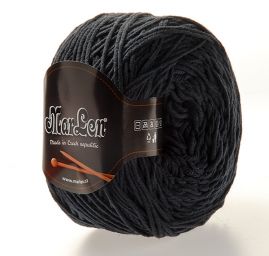 Silnější bavlněná příze MarLen tm.modrá