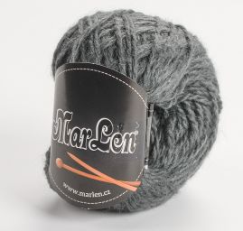 Příze vlna alpaka směs MarLen antracit