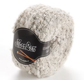 Příze vlna alpaka směs MarLen buklé melír šedá