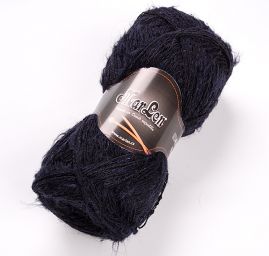 Vlněná pletací příze MarLen temně modrý melír