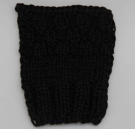 Stužková pletací příze MarLen černá tenká