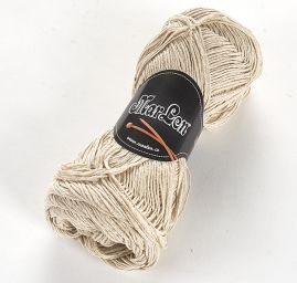 Bavlna len pletací příze MarLen režné béžová