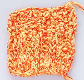 Bavlna směs příze MarLen žluto-oranžový melír