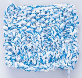 Bavlna směs příze MarLen modrobílý melír