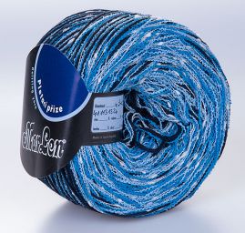 Bavlna směs příze MarLen modrý melír