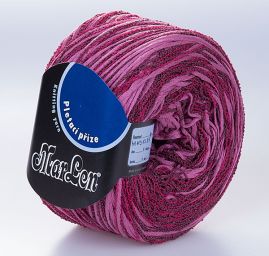 Bavlna stužková příze MarLen růžovovínový melír