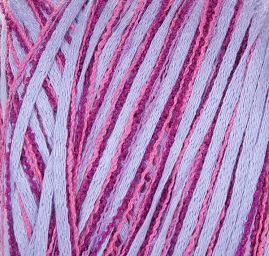 Bavlna stužková příze MarLen fialovorůžový melír
