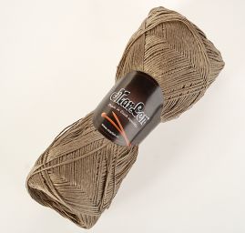 Stužková bavlněná příze MarLen tenká ořechová