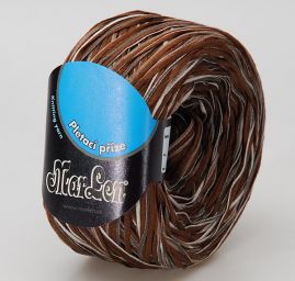 Stužková bavlněná příze Marlen popelavě hnědá