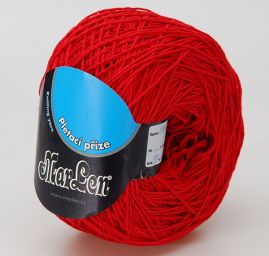 Bavlněná pletací příze Marlen červená