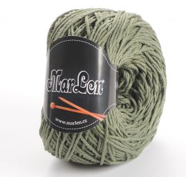 Bavlněná pletací příze MarLen kroucená zelená