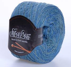 Bavlněná příze MarLen modrý melír