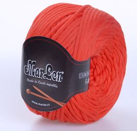 Bavlněná pletací příze MarLen oranžová barva
