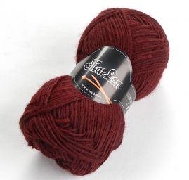 Pletací příze MarLen akryl směs vínová
