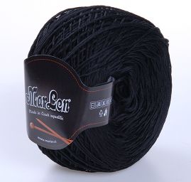 Bavlněná příze MarLen černá barva 