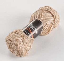 Bavlna směs stužková příze MarLen krémový melír 