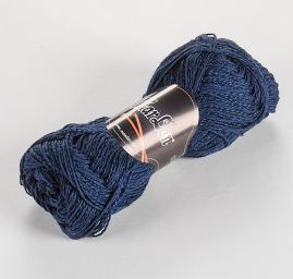 Bavlněná pletací příze modrá