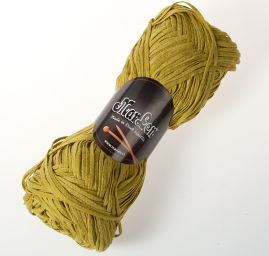 Bavlněná stužková pletací příze MarLen zelená