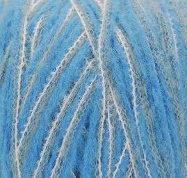 Vlněná pletací příze Marlen modrý melír